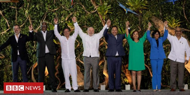 amazonia:-em-palco-criado-por-lula,-lideres-cobram-paises-ricos,-mas-nao-chegam-a-acordo-sobre-petroleo-e-desmatamento