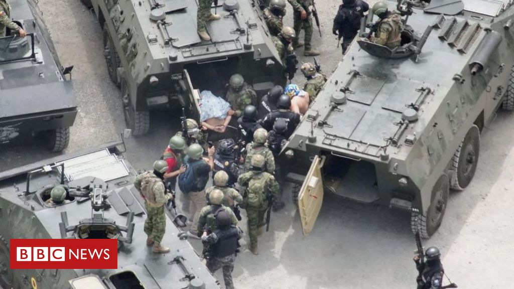 equador:-a-megaoperacao-militar-para-transferir-lider-de-quadrilha-acusado-de-ameacar-candidato-assassinado