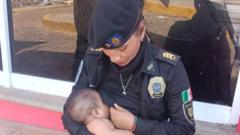 a-policial-que-amamentou-bebe-que-nao-comia-ha-dias-apos-furacao-otis-em-acapulco