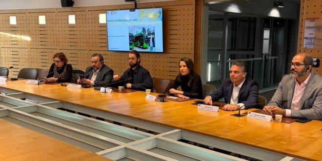 Em Paris, governadora Raquel Lyra discute modernização da frota de ônibus da RMR e abastecimento de água com Agência Francesa de Desenvolvimento